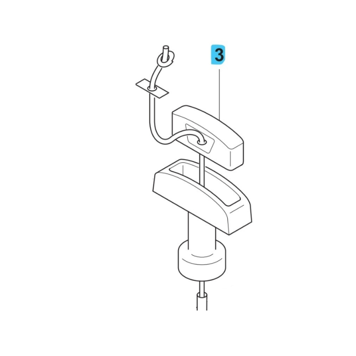 Hat 5231053-01 in the group Spare Parts / Spare parts Jonsered Brushcutters / Spare parts Jonsered GC2053 at GPLSHOP (5231053-01)