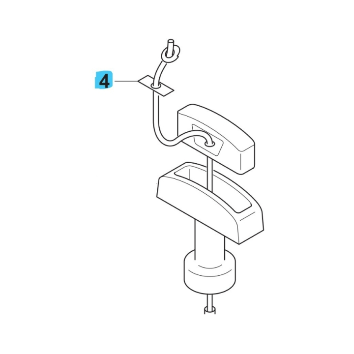 Rope Stopper 5231054-01 in the group Spare Parts / Spare parts Jonsered Brushcutters / Spare parts Jonsered GC2053 at GPLSHOP (5231054-01)
