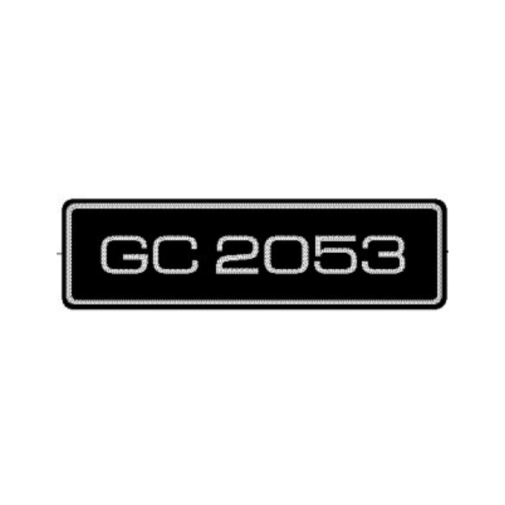 Decal 5233506-01 in the group Spare Parts / Spare parts Jonsered Brushcutters / Spare parts Jonsered GC2053 at GPLSHOP (5233506-01)