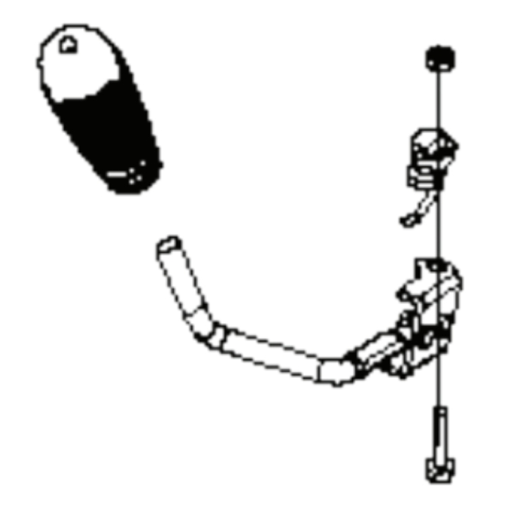 Handle Kit Height Adjustment H 5295957-01 in the group Spare Parts / Spare parts Husqvarna Walk-Behind Lawn Mower / Spare parts Husqvarna LC151S at GPLSHOP (5295957-01)