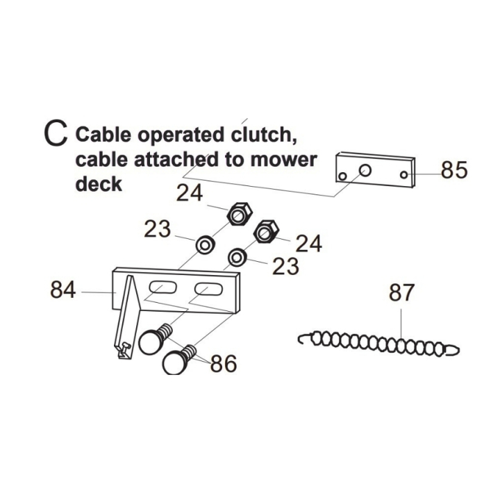 Kit 5310212-70 in the group Spare Parts / Spare parts Övriga Reservdelar / Spare parts Jonsered Snöslungor / Spare parts Jonsered T40212 at GPLSHOP (5310212-70)