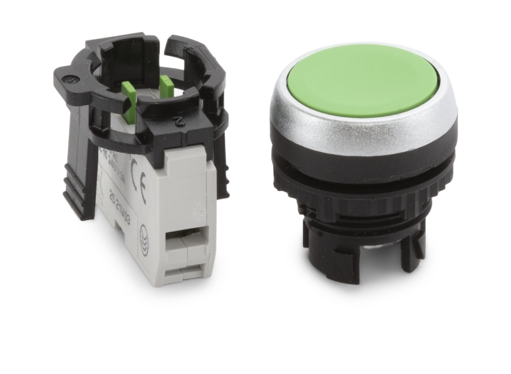 Push button green in the group at GPLSHOP (5311171-44)