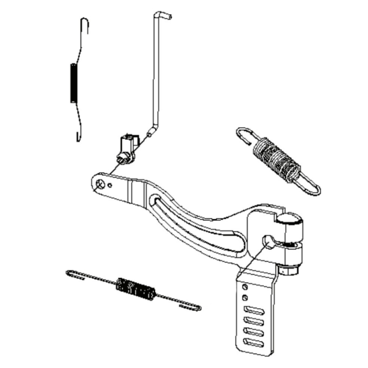 Throttle Assy in the group Spare Parts / Spare Parts Rider / Spare parts Husqvarna Rider 214T at GPLSHOP (5311471-44)