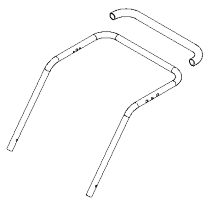 Handle Tube 5311471-89 in the group Spare Parts / Spare parts Husqvarna Walk-Behind Lawn Mower / Spare parts Husqvarna LC142i at GPLSHOP (5311471-89)