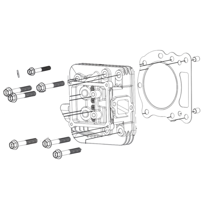 Cylinder Head Kit in the group Spare Parts / Spare Parts Rider / Spare parts Husqvarna Rider 320X AWD at GPLSHOP (5311477-26)