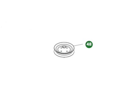 Belt tensioner pulley Husqvarna TS112, TC112 in the group  at GPLSHOP (5311479-10)