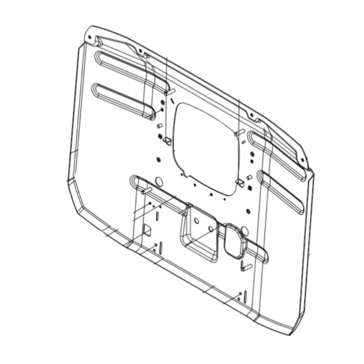 Back plate in the group Spare Parts / Spare Parts Garden Tractors / Spare parts Husqvarna TC 112 at GPLSHOP (5311479-91)