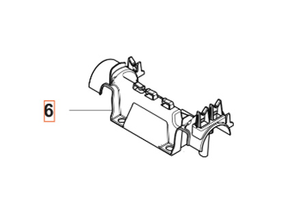 Bracket Cable Management in the group Spare Parts Robotic Lawn Mower / Spare parts Husqvarna Automower® 450X Nera / Automower 450X Nera - 2023 at GPLSHOP (5312266-01)