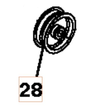 Pulley 5321046-79 in the group at GPLSHOP (5321046-79)