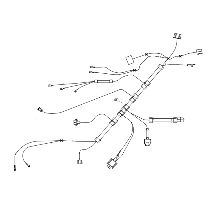 Cable in the group Spare Parts / Spare parts for McCulloch Ride-on Lawn Mowers / Spare parts McCulloch M200-117T at GPLSHOP (5324096-14)