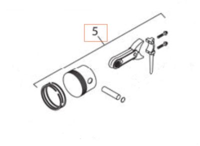 Piston Cpl 5324205-82 in the group at GPLSHOP (5324205-82)