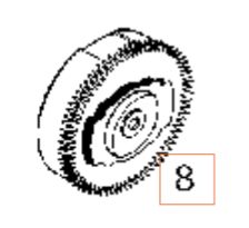 Manual Start Flywheel Assy 5324292-36 in the group  at GPLSHOP (5324292-36)