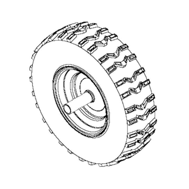 Wheel 5324363-49 in the group Spare Parts / Spare parts Övriga Reservdelar / Spare parts Partner Snöslungor / Spare parts Partner PSB240 at GPLSHOP (5324363-49)
