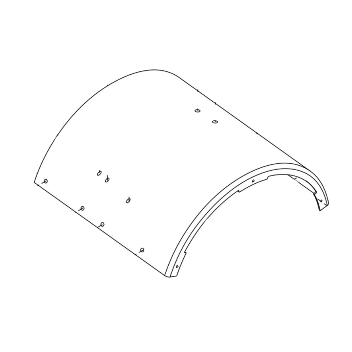 Screen 5324429-61 in the group Spare Parts / Spare parts for Husqvarna Tillers / Spare parts Husqvarna CRT 81 at GPLSHOP (5324429-61)