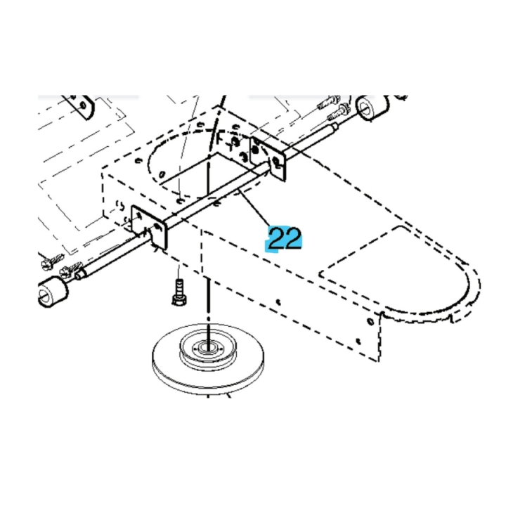 Axis in the group Spare Parts / Spare parts McCulloch Brushcutters / Spare parts McCulloch MWT420 at GPLSHOP (5324478-29)