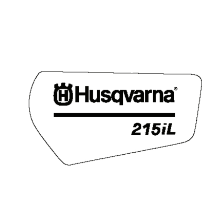 Decal 215Il 5342214-01 in the group Spare Parts / Spare parts Brushcutters / Spare parts Husqvarna 215iL at GPLSHOP (5342214-01)
