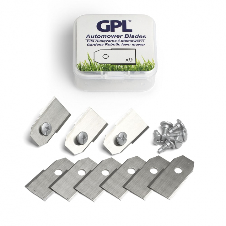 Blade kit - Automower 9pcs in the group Accessories Robotic Lawn Mower / Blade kits at GPLSHOP (5351387-019)