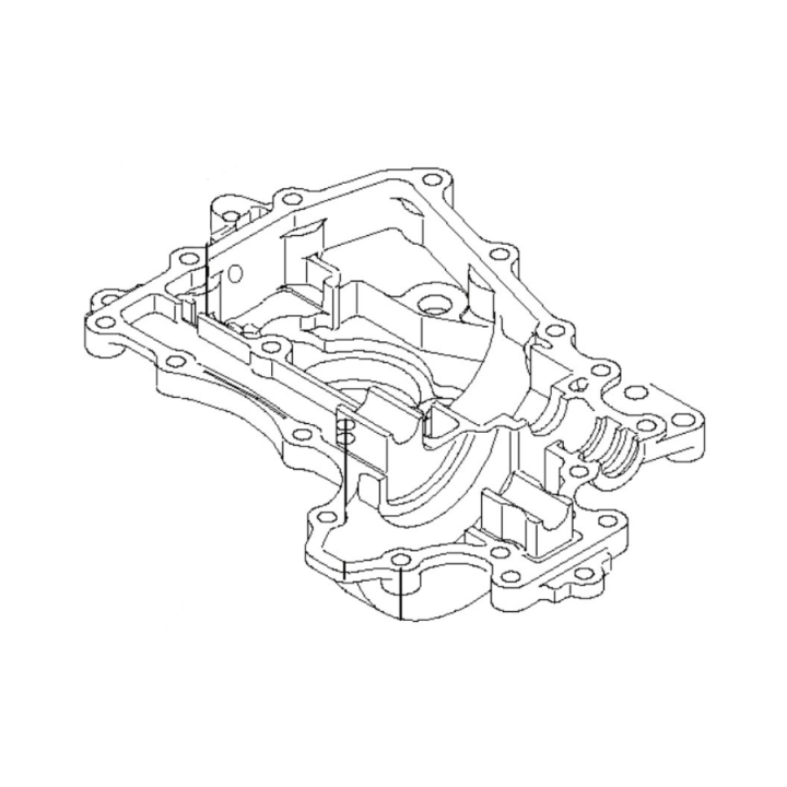 House Lower in the group Spare Parts / Spare Parts Rider / Spare parts Husqvarna Rider 850HST at GPLSHOP (5354147-83)