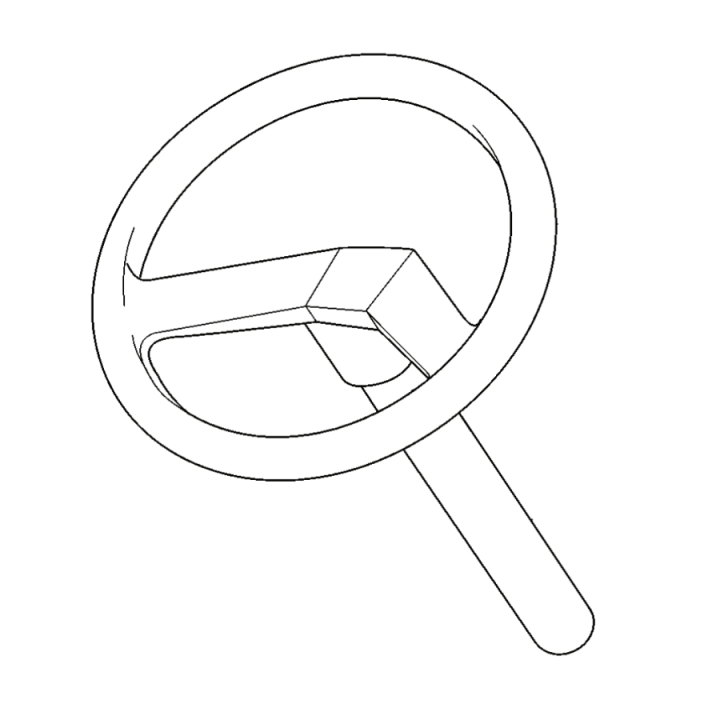 Steering wheel in the group Spare Parts / Spare Parts Rider / Spare parts Husqvarna Rider Proflex 21 AWD at GPLSHOP (5354217-01)