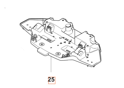 Anchor Plate Charging Station in the group Spare Parts Robotic Lawn Mower / Spare parts Husqvarna Automower® 410XE Nera / Automower 410XE Nera - 2024 at GPLSHOP (5356005-01)