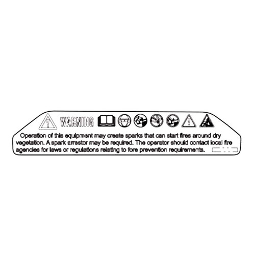 Decal Warning, T540Xp Mark3! in the group Spare Parts / Spare parts Chainsaws / ➤500 Series / Spare parts Husqvarna T540XP Mark III at GPLSHOP (5360309-01)