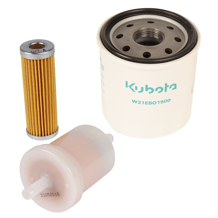 Maintenance kit with engine oil filter, pre fuel filter, fuel filter - every 100h (200h commercial) in the group  at GPLSHOP (5360480-02)