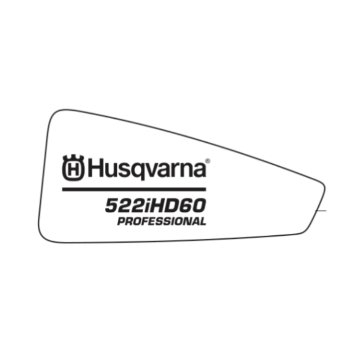 Decal Product Left 522Ihd60 Wi in the group Spare Parts / Spare Parts Hedge Trimmers / Spare parts Husqvarna 522iHD60 at GPLSHOP (5362913-01)