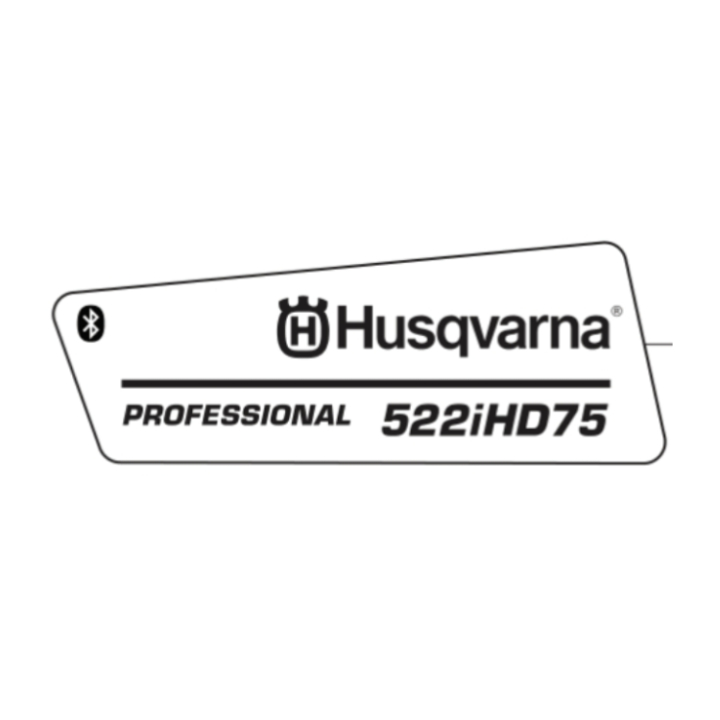 Decal Product Left 522Ihd75 Wi in the group Spare Parts / Spare Parts Hedge Trimmers / Spare parts Husqvarna 522iHD75 at GPLSHOP (5362913-02)