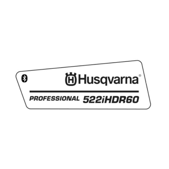 Decal Product Left 522Ihdr60 W 5362913-03 in the group Spare Parts / Spare Parts Hedge Trimmers / Spare parts Husqvarna 522iHDR60 at GPLSHOP (5362913-03)