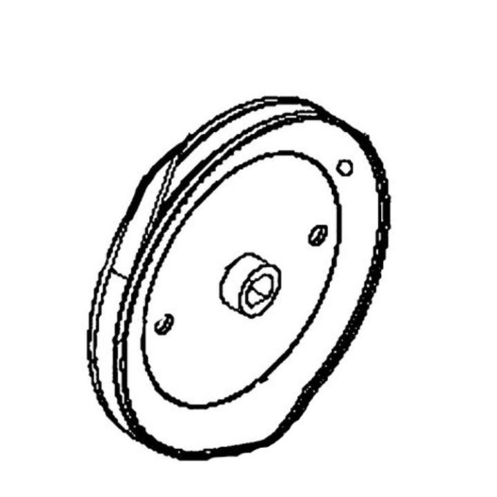 Pulley Impeller Dd Ext Al in the group  at GPLSHOP (5368627-01)