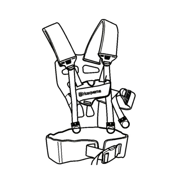 Harness 5372114-01 in the group Spare Parts / Spare parts Brushcutters / Spare parts Husqvarna 252RX at GPLSHOP (5372114-01)