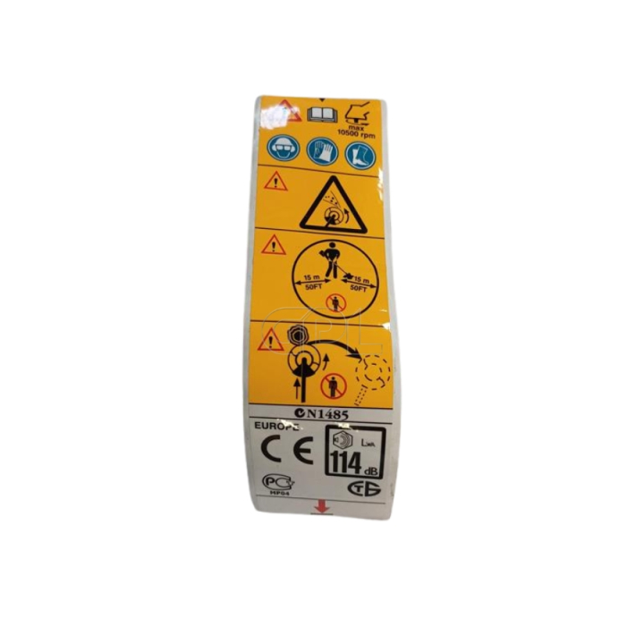 Decal 5372947-06 in the group Spare Parts / Spare parts Brushcutters / Spare parts Husqvarna 245RX at GPLSHOP (5372947-06)