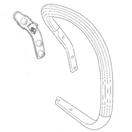 Handle bar 5373019-02 in the group  at GPLSHOP (5373019-02)