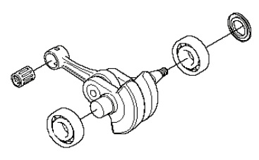 Crankshaft 5374146-01 in the group at GPLSHOP (5374146-01)