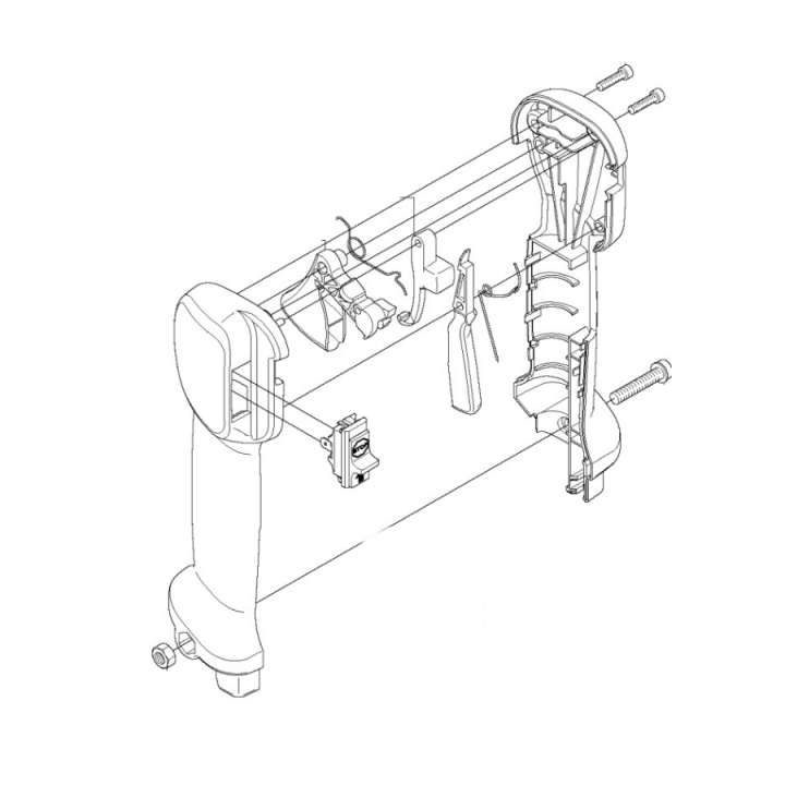Handle system Kpl 5374245-14 in the group Spare Parts / Spare parts Jonsered Brushcutters / Spare parts Jonsered GC2236 at GPLSHOP (5374245-14)