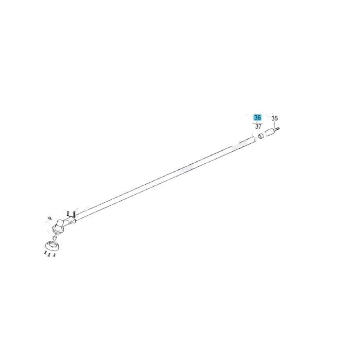 Shoulder 5382272-33 in the group Spare Parts / Spare parts Partner Brushcutters / Spare parts Partner BA407L at GPLSHOP (5382272-33)