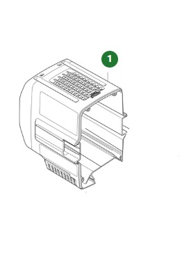 Housing Husqvarna B330X in the group Spare Parts / Spare Parts BLi Batteries & Chargers / Spare parts Husqvarna B330X at GPLSHOP (5386543-01)