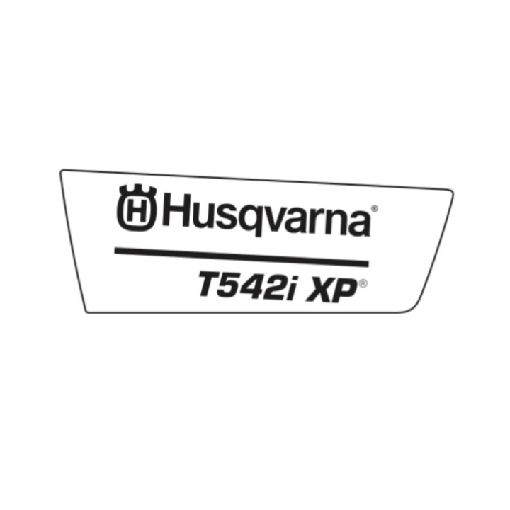 Decal Product T542Ixp Note 5388371-02 in the group Spare Parts / Spare parts Chainsaws / ➤500 Series / Spare parts Husqvarna T542i XP at GPLSHOP (5388371-02)