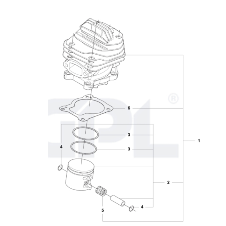 Cylinder kit 564XPG in the group  at GPLSHOP (5400723-02)