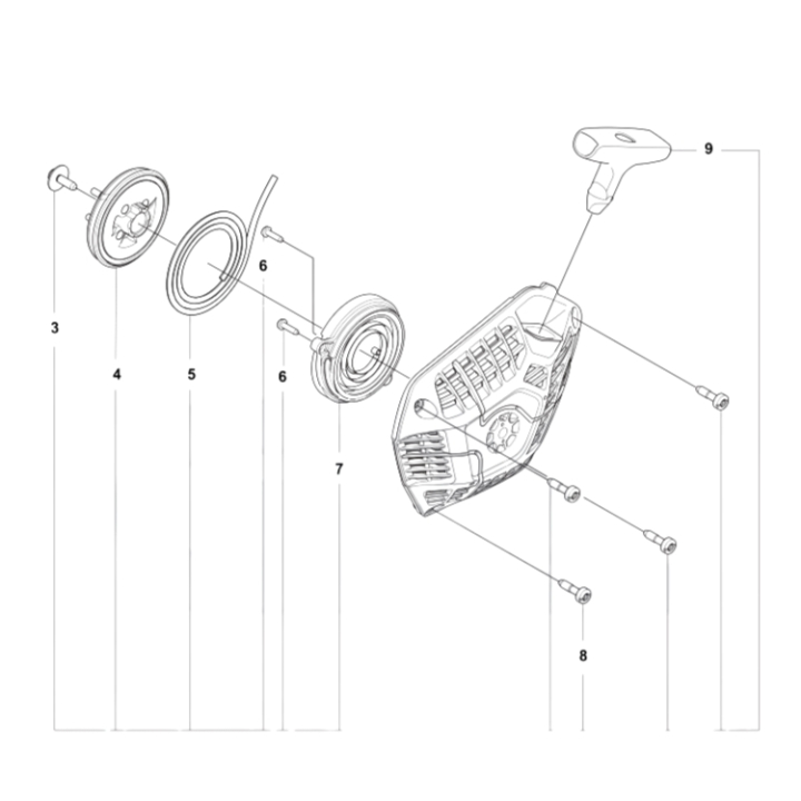 Starter Husqvarna 564XP in the group  at GPLSHOP (5402235-01)