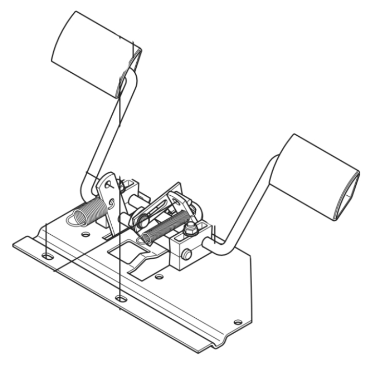 Pedal plate in the group Spare Parts / Spare Parts Rider / Spare parts Husqvarna Rider 11C at GPLSHOP (5441323-01)