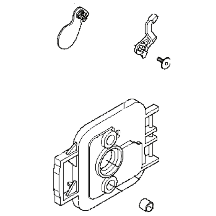 Filter holder in the group Spare Parts / Spare Parts Hedge Trimmers / Spare parts Husqvarna 123HD60 at GPLSHOP (5442936-01)