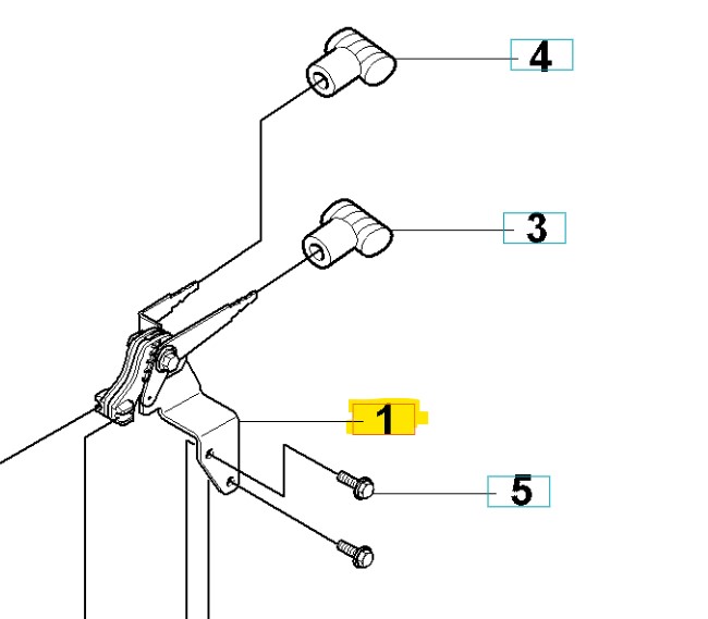 Throttle Control Kpl 5443016-01 in the group at GPLSHOP (5443016-01)