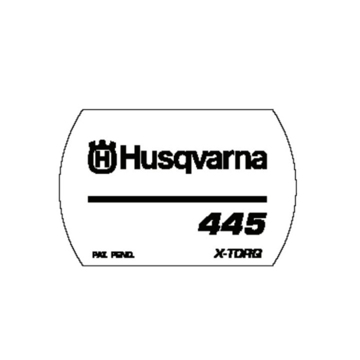Decal 5443770-01 in the group Spare Parts / Spare parts Chainsaws / ➤400 Series at GPLSHOP (5443770-01)