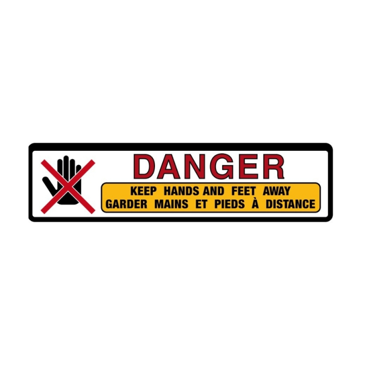 Warning Decal 5443914-01 in the group Spare Parts / Spare Parts Rider / Spare parts Husqvarna PT 26D at GPLSHOP (5443914-01)