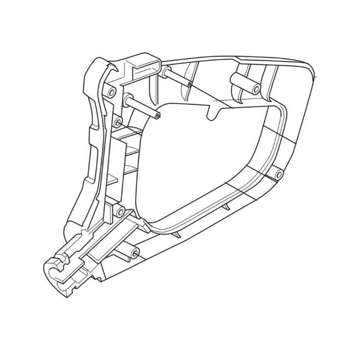 Handle Half 5444361-01 in the group Spare Parts / Spare parts Övriga Reservdelar / Spare parts Jonsered Häcksaxar / Spare parts Jonsered HT2126T at GPLSHOP (5444361-01)