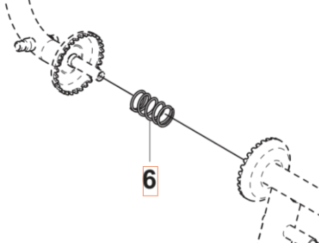 Throttle Spring 5449816-01 in the group  at GPLSHOP (5449816-01)