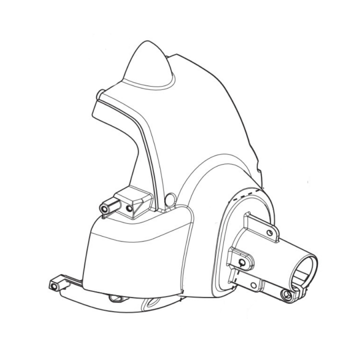 Fan House 5450729-01 in the group Spare Parts / Spare parts Jonsered Brushcutters / Spare parts Jonsered GT2128 at GPLSHOP (5450729-01)