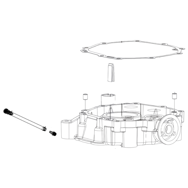 Crankcase Cover Kit in the group Spare Parts / Spare Parts Rider / Spare parts Husqvarna Rider 214 at GPLSHOP (5462469-01)