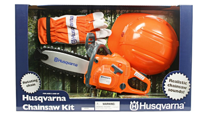 Husqvarna forestry kit for kids – chainsaw, helmet, gloves in the group Husqvarna Forest and Garden Products / Husqvarna Toys for kids at GPLSHOP (5462766-01)